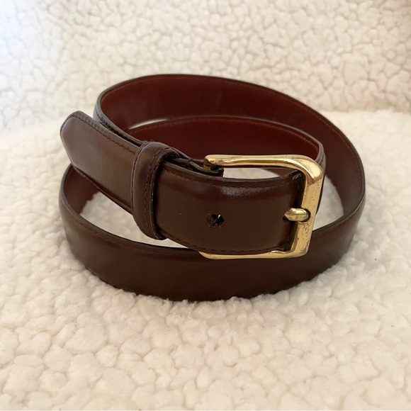 Coach Other - Coach Dark Brown Leather Belt